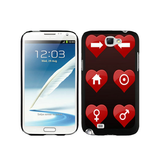 Valentine Cute Samsung Galaxy Note 2 Cases DPF